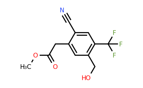 1805175-80-7 | Methyl 2-cyano-5-hydroxymethyl-4-(trifluoromethyl)phenylacetate