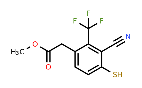 1805177-01-8 | Methyl 3-cyano-4-mercapto-2-(trifluoromethyl)phenylacetate