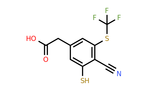 1805177-63-2 | 4-Cyano-3-mercapto-5-(trifluoromethylthio)phenylacetic acid