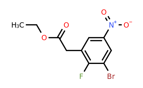 1805178-28-2 | Ethyl 3-bromo-2-fluoro-5-nitrophenylacetate