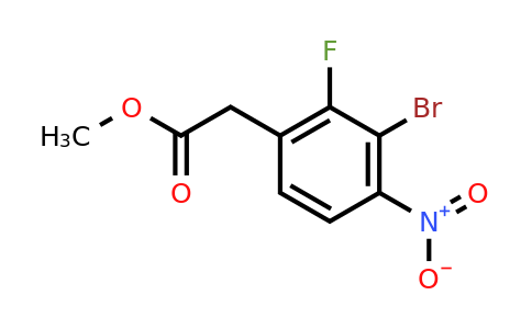1805178-44-2 | Methyl 3-bromo-2-fluoro-4-nitrophenylacetate