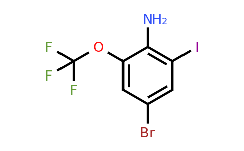 1805178-47-5 | 4-Bromo-2-iodo-6-(trifluoromethoxy)aniline