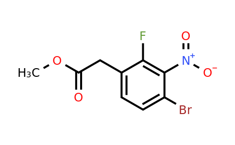 1805178-52-2 | Methyl 4-bromo-2-fluoro-3-nitrophenylacetate