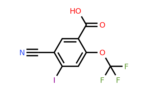 1805178-55-5 | 5-Cyano-4-iodo-2-(trifluoromethoxy)benzoic acid