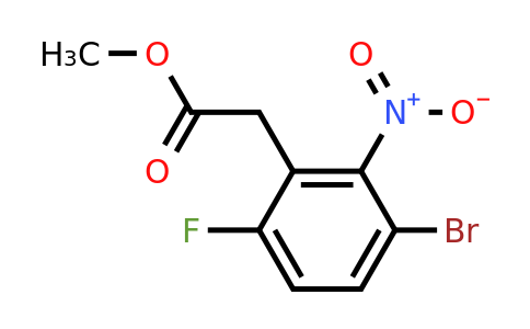 1805178-69-1 | Methyl 3-bromo-6-fluoro-2-nitrophenylacetate