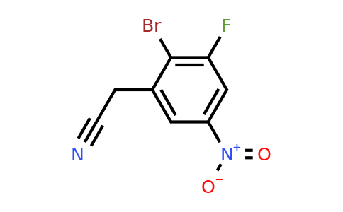 1805178-76-0 | 2-Bromo-3-fluoro-5-nitrophenylacetonitrile