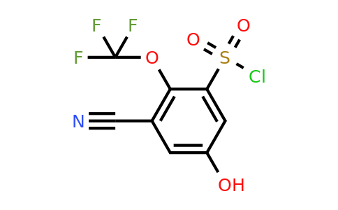 1805178-79-3 | 3-Cyano-5-hydroxy-2-(trifluoromethoxy)benzenesulfonylchloride
