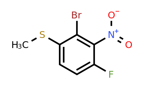 1805178-94-2 | 2-Bromo-4-fluoro-3-nitrothioanisole
