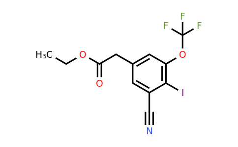 1805179-06-9 | Ethyl 3-cyano-4-iodo-5-(trifluoromethoxy)phenylacetate