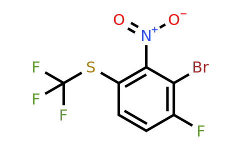 1805179-36-5 | 1-Bromo-6-fluoro-2-nitro-3-(trifluoromethylthio)benzene