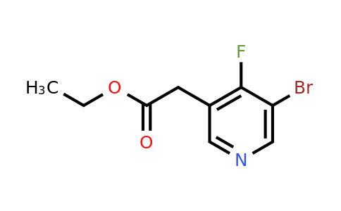 Ethyl 3-bromo-4-fluoropyridine-5-acetate
