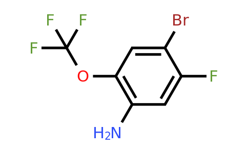 1805180-06-6 | 4-Bromo-5-fluoro-2-(trifluoromethoxy)aniline