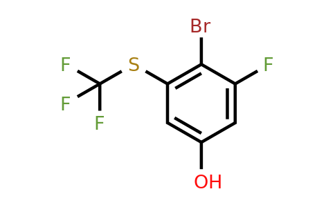 1805180-24-8 | 4-Bromo-3-fluoro-5-(trifluoromethylthio)phenol