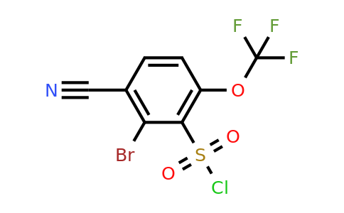 1805183-70-3 | 2-Bromo-3-cyano-6-(trifluoromethoxy)benzenesulfonyl chloride