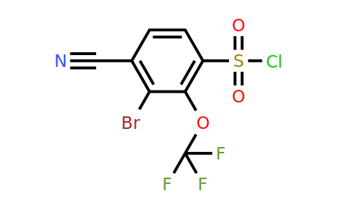 1805183-94-1 | 3-Bromo-4-cyano-2-(trifluoromethoxy)benzenesulfonyl chloride