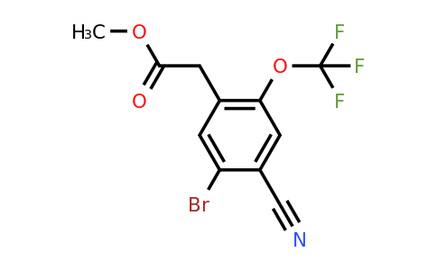 1805186-07-5 | Methyl 5-bromo-4-cyano-2-(trifluoromethoxy)phenylacetate