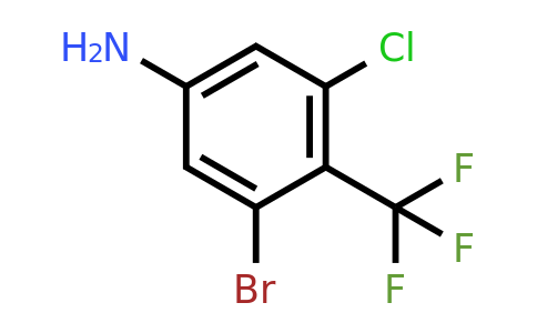 1805186-16-6 | 3-Bromo-5-chloro-4-(trifluoromethyl)aniline