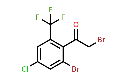 1805186-24-6 | 2'-Bromo-4'-chloro-6'-(trifluoromethyl)phenacyl bromide