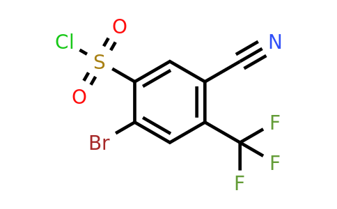 1805186-47-3 | 2-Bromo-5-cyano-4-(trifluoromethyl)benzenesulfonyl chloride