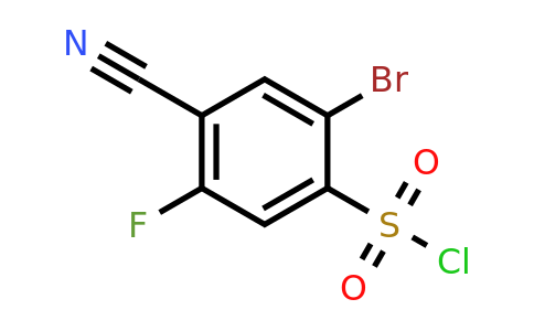 1805186-90-6 | 2-Bromo-4-cyano-5-fluorobenzenesulfonyl chloride