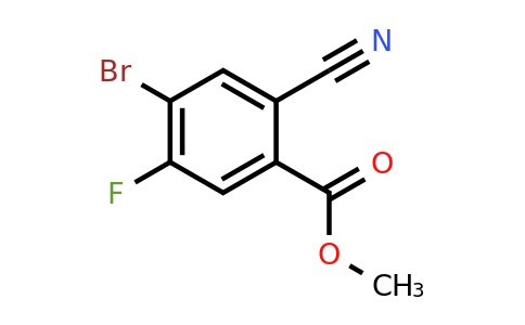 1805188-11-7 | Methyl 4-bromo-2-cyano-5-fluorobenzoate