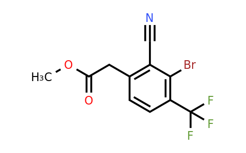 1805188-47-9 | Methyl 3-bromo-2-cyano-4-(trifluoromethyl)phenylacetate