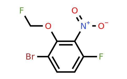 1805188-71-9 | 1-Bromo-4-fluoro-2-fluoromethoxy-3-nitrobenzene