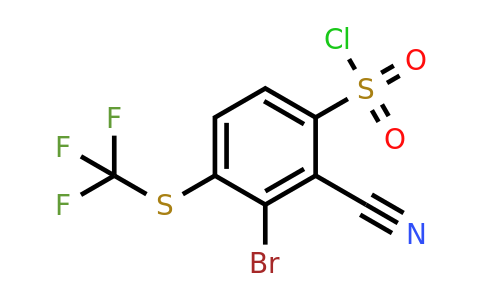 1805188-99-1 | 3-Bromo-2-cyano-4-(trifluoromethylthio)benzenesulfonylchloride