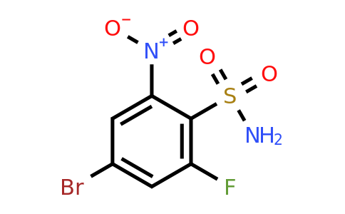 1805189-30-3 | 4-Bromo-2-fluoro-6-nitrobenzenesulfonamide