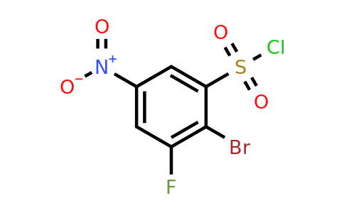 1805189-41-6 | 2-Bromo-3-fluoro-5-nitrobenzenesulfonyl chloride