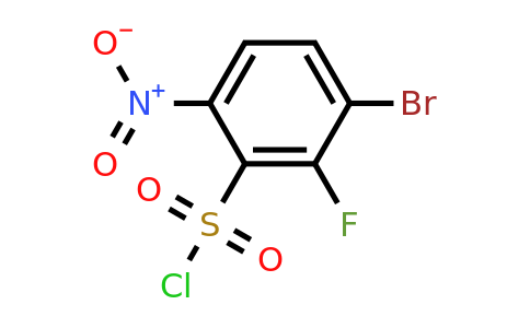 1805189-48-3 | 3-Bromo-2-fluoro-6-nitrobenzenesulfonyl chloride