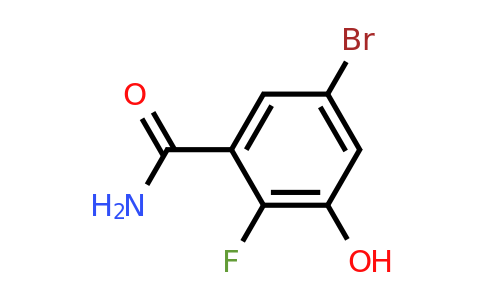 1805189-90-5 | 5-Bromo-2-fluoro-3-hydroxybenzamide