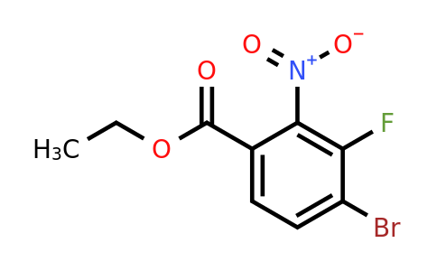 1805189-92-7 | Ethyl 4-bromo-3-fluoro-2-nitrobenzoate