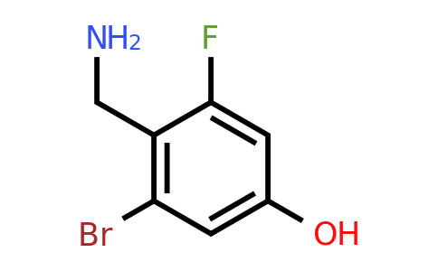 1805190-47-9 | 2-Bromo-6-fluoro-4-hydroxybenzylamine
