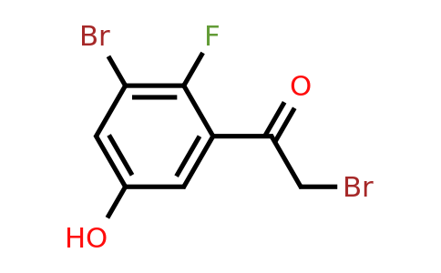 1805190-62-8 | 3'-Bromo-2'-fluoro-5'-hydroxyphenacyl bromide