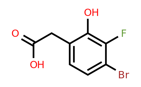 1805190-82-2 | 4-Bromo-3-fluoro-2-hydroxyphenylacetic acid