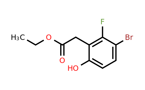1805190-89-9 | Ethyl 3-bromo-2-fluoro-6-hydroxyphenylacetate