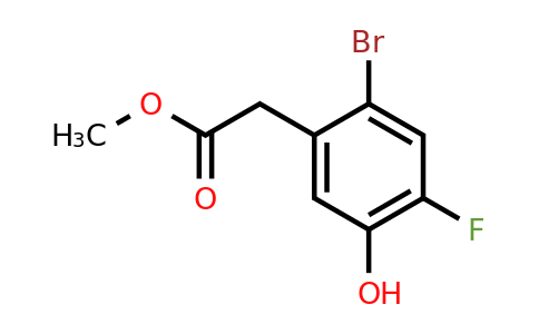 1805190-99-1 | Methyl 2-bromo-4-fluoro-5-hydroxyphenylacetate