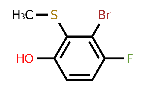 1805191-41-6 | 2-Bromo-3-fluoro-6-hydroxythioanisole