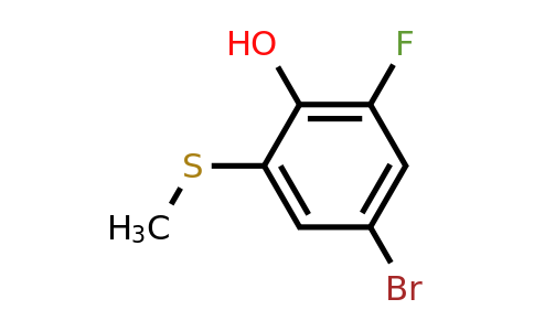 1805191-56-3 | 5-Bromo-3-fluoro-2-hydroxythioanisole