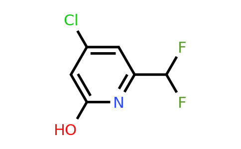 4-Chloro-2-(difluoromethyl)-6-hydroxypyridine