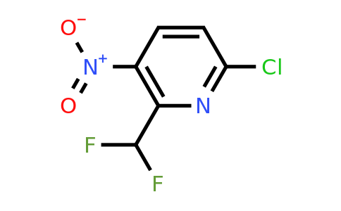 1805194-96-0 | 6-Chloro-2-(difluoromethyl)-3-nitropyridine