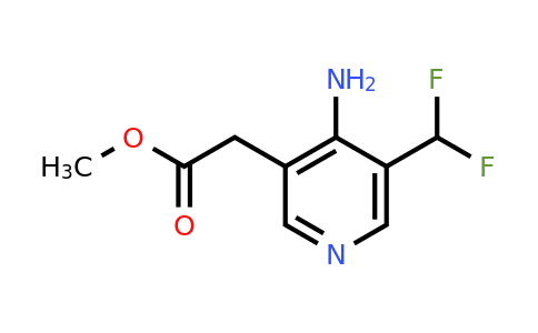 1805195-68-9 | Methyl 4-amino-3-(difluoromethyl)pyridine-5-acetate