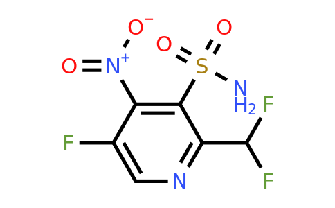 1805201-73-3 | 2-(Difluoromethyl)-5-fluoro-4-nitropyridine-3-sulfonamide