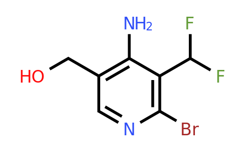4-Amino-2-bromo-3-(difluoromethyl)pyridine-5-methanol