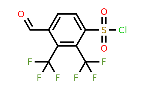 1805207-91-3 | 2,3-Bis(trifluoromethyl)-4-formylbenzenesulfonyl chloride