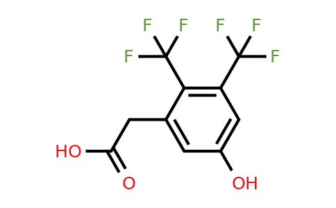 1805208-98-3 | 2,3-Bis(trifluoromethyl)-5-hydroxyphenylacetic acid
