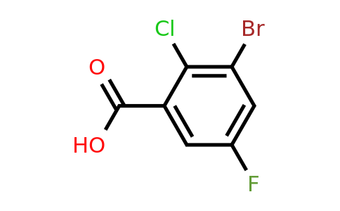 1805210-37-0 | 3-Bromo-2-chloro-5-fluorobenzoic acid