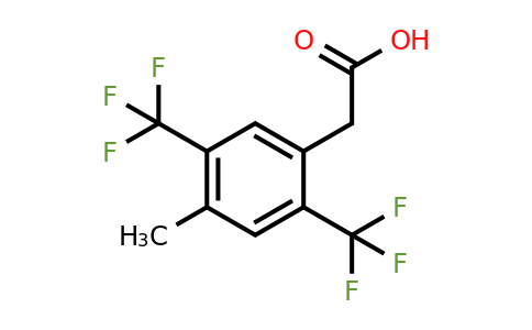 1805212-56-9 | 2,5-Bis(trifluoromethyl)-4-methylphenylacetic acid