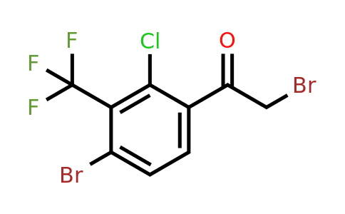 1805213-07-3 | 4'-Bromo-2'-chloro-3'-(trifluoromethyl)phenacyl bromide